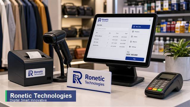 Ronetic Technologies branded point of sale system